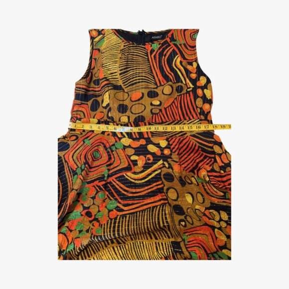 Ashro Afrocentric "Emilie" Midi Dress Size 12 - Picture 7 of 8